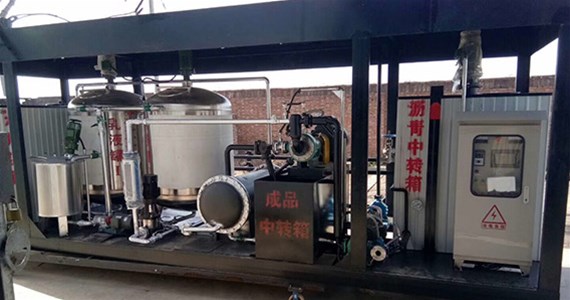 详细介绍集装箱型沥青罐的高热效率的原理